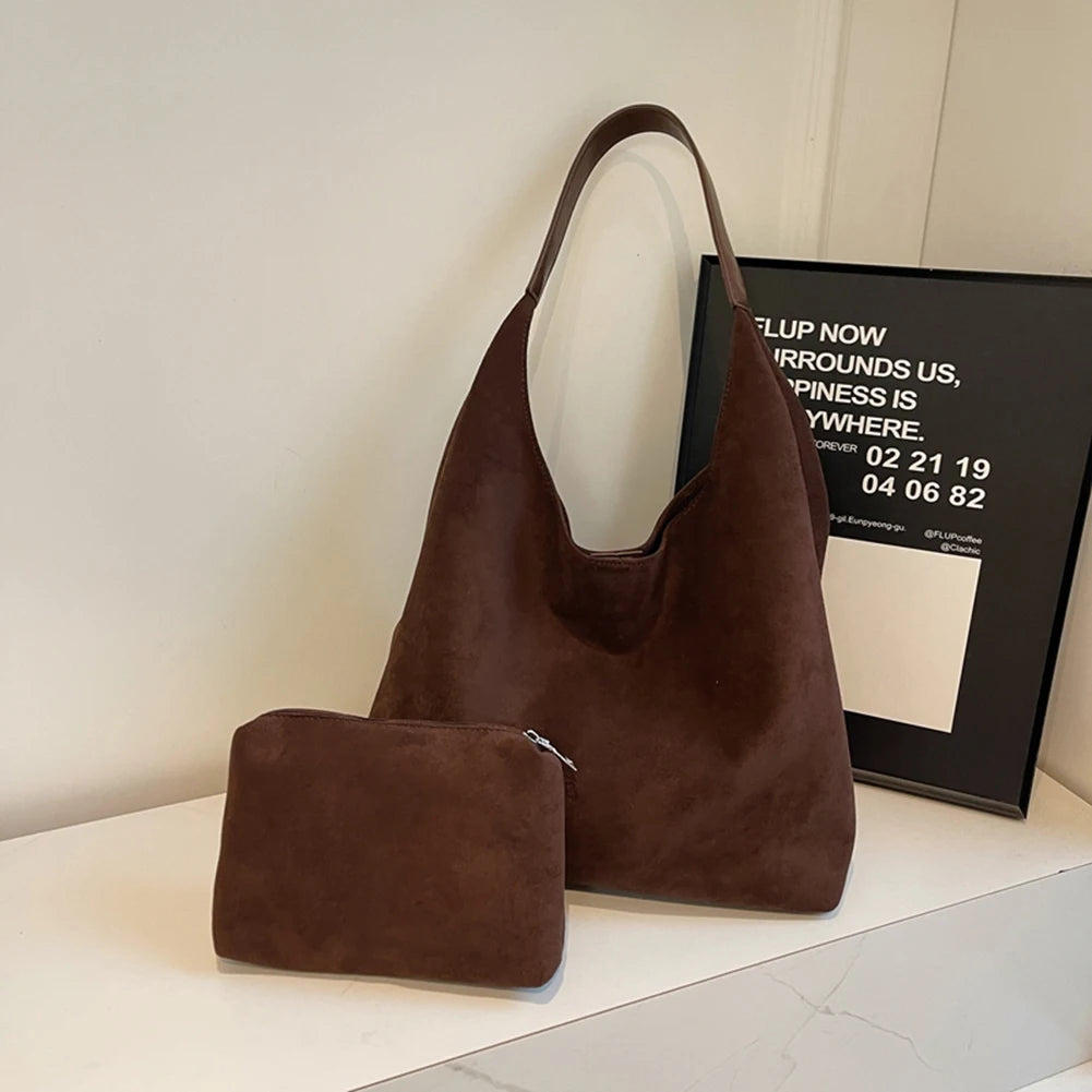 Sac à Main Vintage en Daim